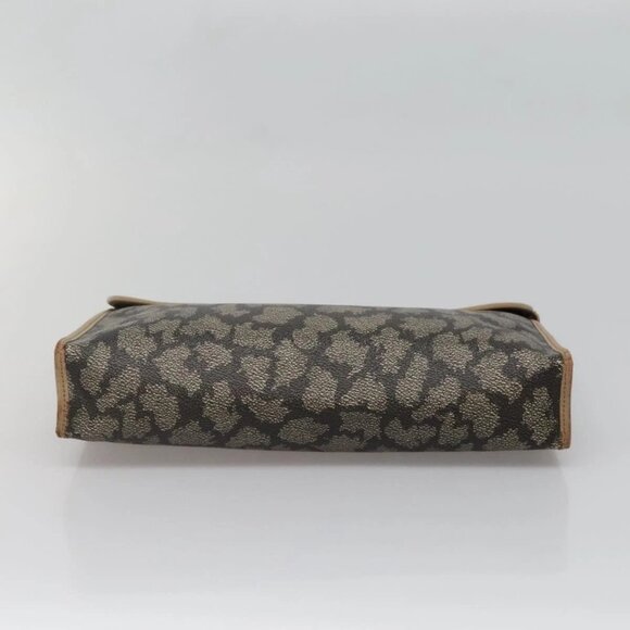 SAINT LAURENT Clutch Bag 2Set Beige Brown gold Auth - Picture 6 of 16